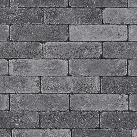 Stonique trommel dikformaat 6 cm antraciet