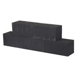 Patioblok (Linea Block) Antraciet 15x15x45 cm strak