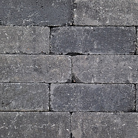 Stonique trommel longstone 7 cm antraciet