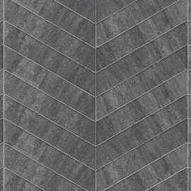 Romano Punto 40x8x8cm Grijs/Zwart