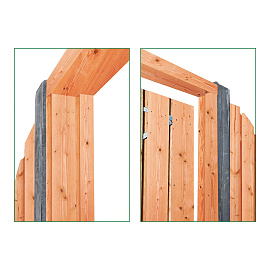 Red Class Wood Tuindeurkozijn + aanslagligger