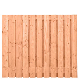 Tuinscherm Douglas, geschaafd, 23-planks (21 + 2) Harz 150 x 180 cm