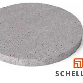 Schellevis Oud Hollandse tegel rond 100x8 cm Grijs