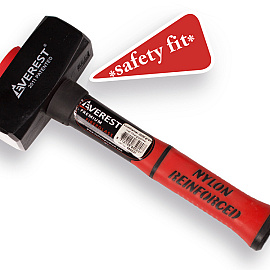 Moker - Vuisthamer EVEREST 2000 gram met fiberglassteel 30 cm