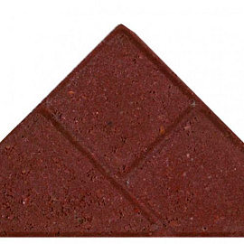 Bisschopsmuts BSS 8 cm KOMO rood met deklaag