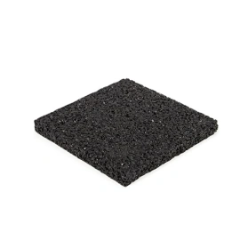 Tegeldragers 10x10x1 cm zwart, per pak a 150 stuks