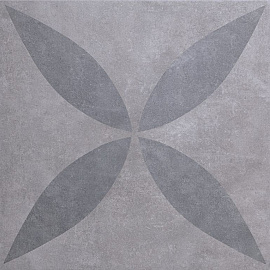 GeoCeramica® 60x60x4 Amb. Greige Flower