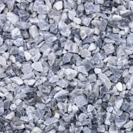 Artic blue split 8-16 - 20 kg verpakking (Icy blue chippings, for your garden)