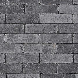 Stonique trommel dikformaat 8 cm antraciet