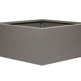 Plantenbak Vlak Taupe 90x90x60 cm