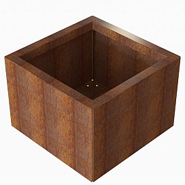 Plantenbak Module+ Corten 60x60x42 cm - CORTEN