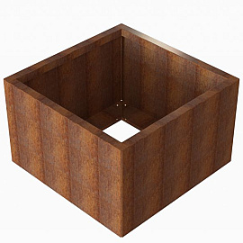 Plantenbak Module+ Corten 90x90x56 cm - CORTEN