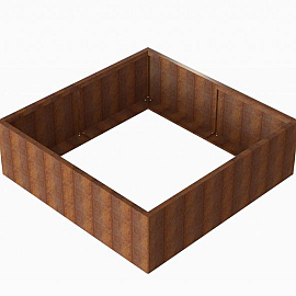 Plantenbak Module+ Corten 180x180x56 cm - CORTEN