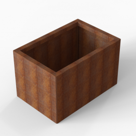 Plantenbak Module+ Corten 90x60x56 cm - CORTEN