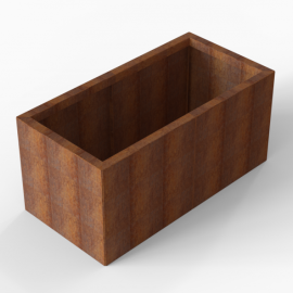Plantenbak Module+ Corten 120x60x56 cm - CORTEN