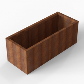 Plantenbak Module+ Corten 150x60x56 cm - CORTEN