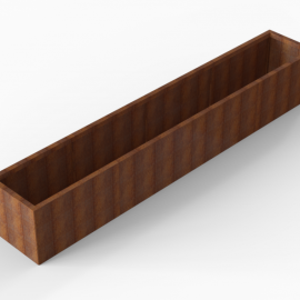 Plantenbak Module+ Corten 360x60x56 cm - CORTEN