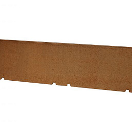 Kantopsluiting Single 300x16,5 cm - CORTEN