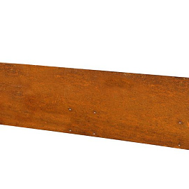 Kantopsluiting Stroke 300x16,5 cm - CORTEN