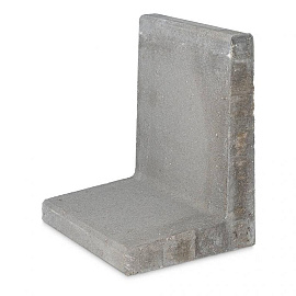 L-Element Grijs H=80 x B=50 x V=50 cm (D)