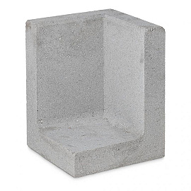 HOEK L-Element Grijs H=40 x B=30/30 x V=30 cm (D)