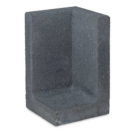 Hoek L-Element Antraciet  60x40x40 cm (R)