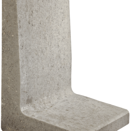 L-Element Grijs H=80 x B=40 x V=40 cm (R)