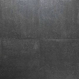 Keramische tegel 60x60x3 cm Sasso Nero Tre