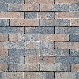 Dikformaat XL 28x7x8 cm tricolore