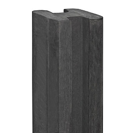 Berton©-E-sleufpaal Vecht antraciet 10 x 10 x 180 cm tussenmodel