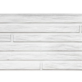 Berton©-motiefplaat smal wit/grijs H26 x D3,5 x L184 cm Lungo