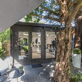 Blokhut - Tuinhuis Flow 2.0 | 40 mm | vuren groen geïmpregneerd