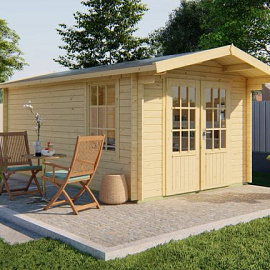 Blokhut - Tuinhuis Julia | 40 mm | vuren Red Class Wood geïmpregneerd