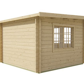 Blokhut - Tuinhuis Santander | 34 mm | vuren Red Class Wood geïmpregneerd