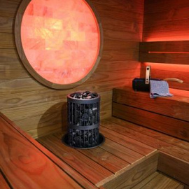 Elektrische saunakachel Harvia Legend 10.8kW zwart inclusief stenen