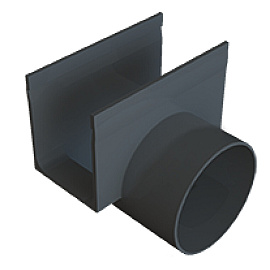 ACO Slim-Line Zijloop 80mm