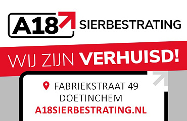 a18 sierbestrating verhuisd