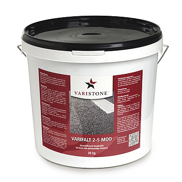 Varifalt 2-5 MOD Koudasfalt Zwart 20 kg emmer