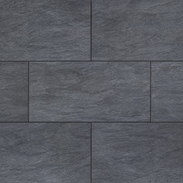 Keramische tegel 40x80x2 cm Trentino Nero