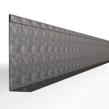 Kantopsluiting Single (flg) 300x16,5 cm - VERZINKT