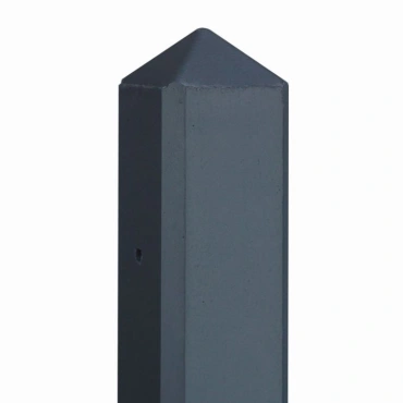Berton©-paal IJssel antraciet diamantkop 10x10x190 cm T-model