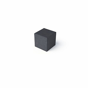 Schellevis Oud Hollandse zitelement vierkant 50x50x50 cm antraciet