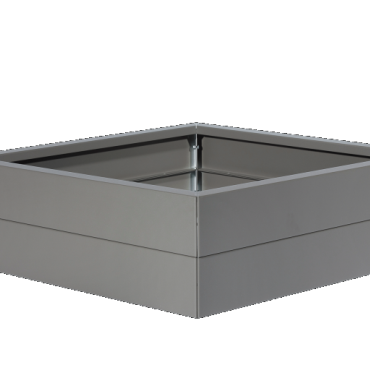 Plantenbak Modulair Taupe 150x150x28 cm