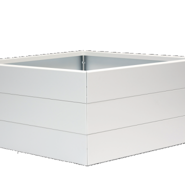 Plantenbak Modulair Wit 120x120x42 cm