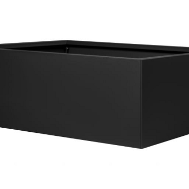 Plantenbak Vlak Grafietzwart 180x90x40 cm