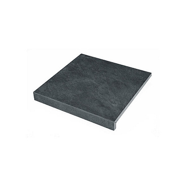 Solido Ceramica 30MM randtegel Slate Black 60x60x3/7 cm.