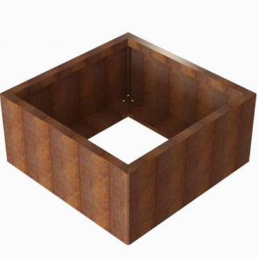 Plantenbak Module+ Corten 90x90x42 cm - CORTEN