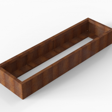 Plantenbak Module+ Corten 210x90x28 cm - CORTEN