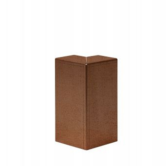 Hoekstuk voor U-profiel ongelijkzijdig 6cm - CORTEN
