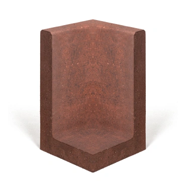 HOEK L-Element Roestbruin H=100 x B=50/50 x V=50 cm (D)